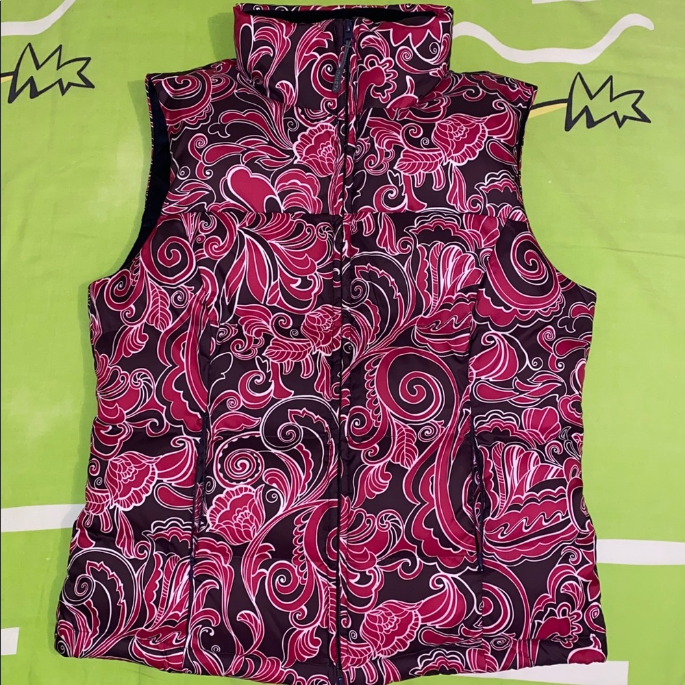 Athleta Down Feather Puffer Vest, Size M